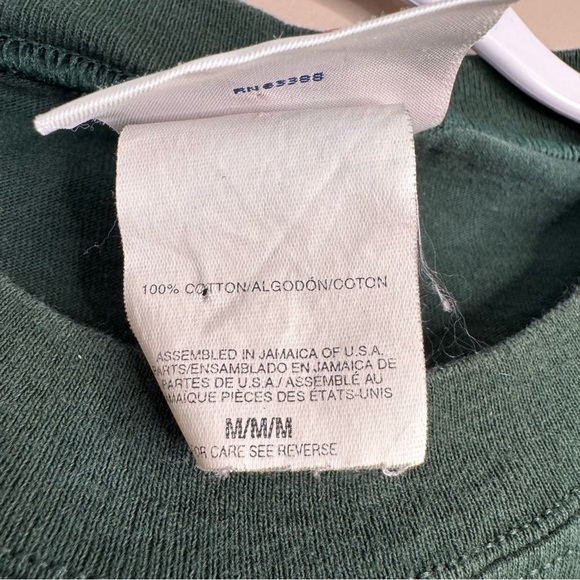 VTG 90s Logo Athletic Green Bay Packer Embroidered NFL Football T Shirt M - Picture 7 of 8